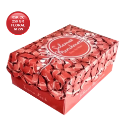 R5K CETAK COATED 250 FLORAL MERAH 2W